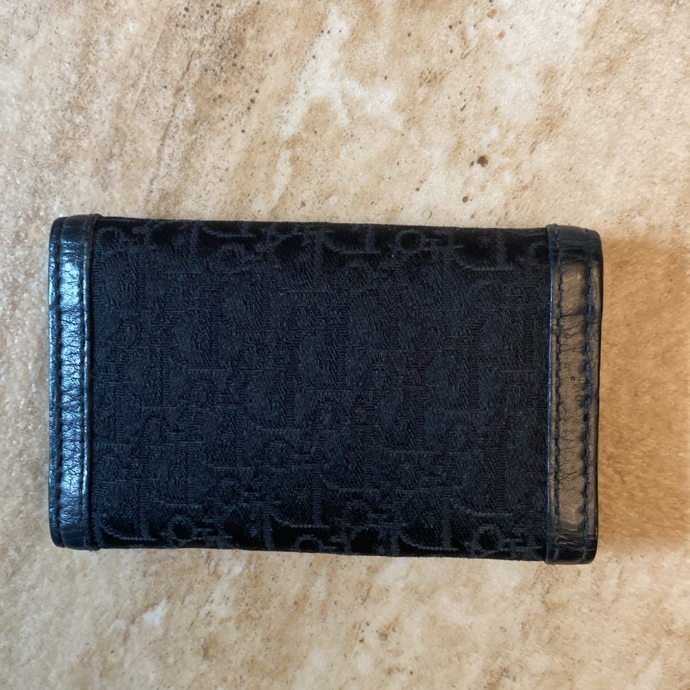 Dior Black Vintage Monogram Clutch and Keyholder EUC - Picture 10 of 16